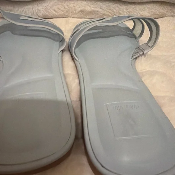 Dolce Vita Pale Blue Slide Sandals - Picture 5 of 5